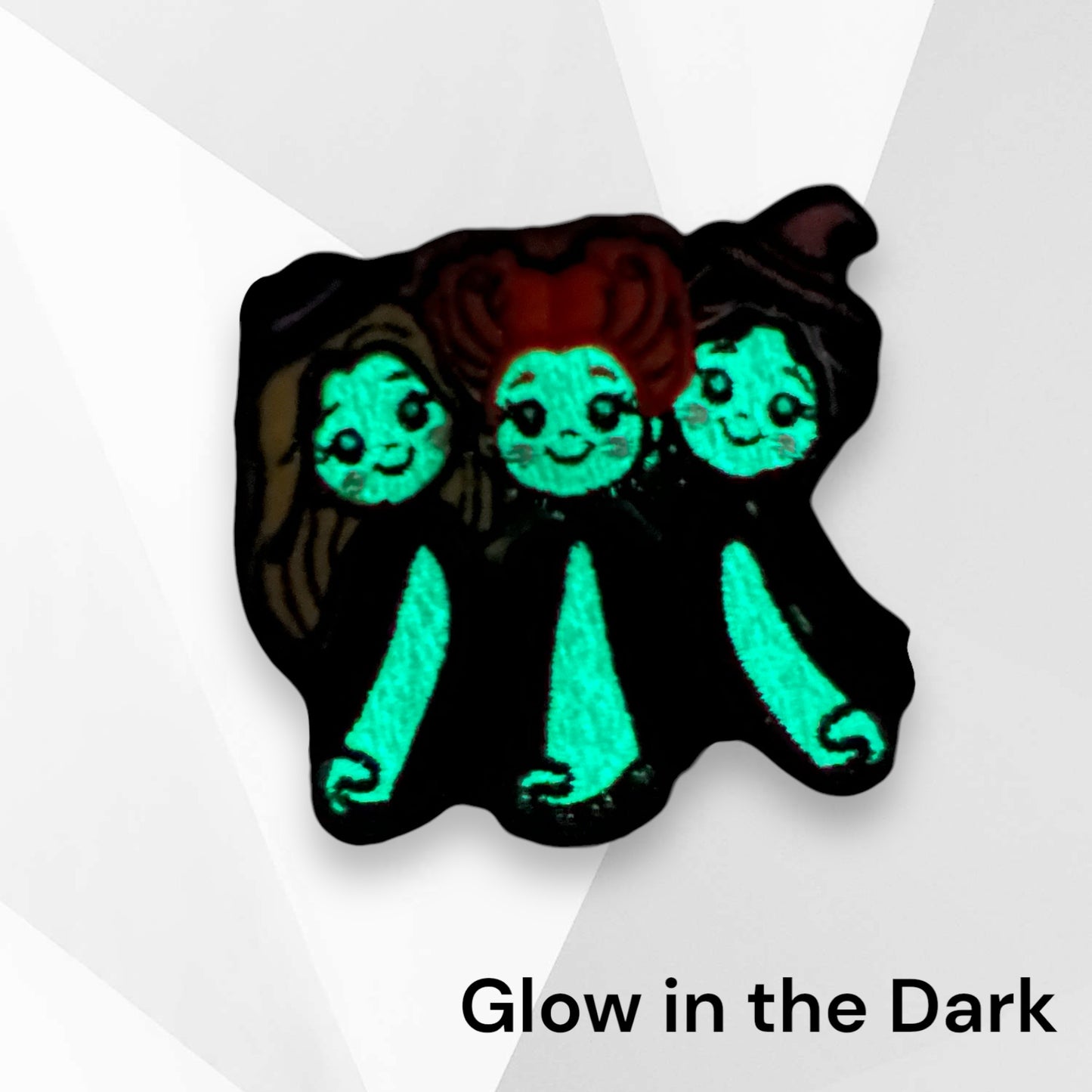 Sanderson Sisters Inspired Dog Bandanna - Glow-in-the-Dark Halloween Dog Bandanna Inspired by Hocus Pocus - Handmade Couture Halloween Dog Accessory