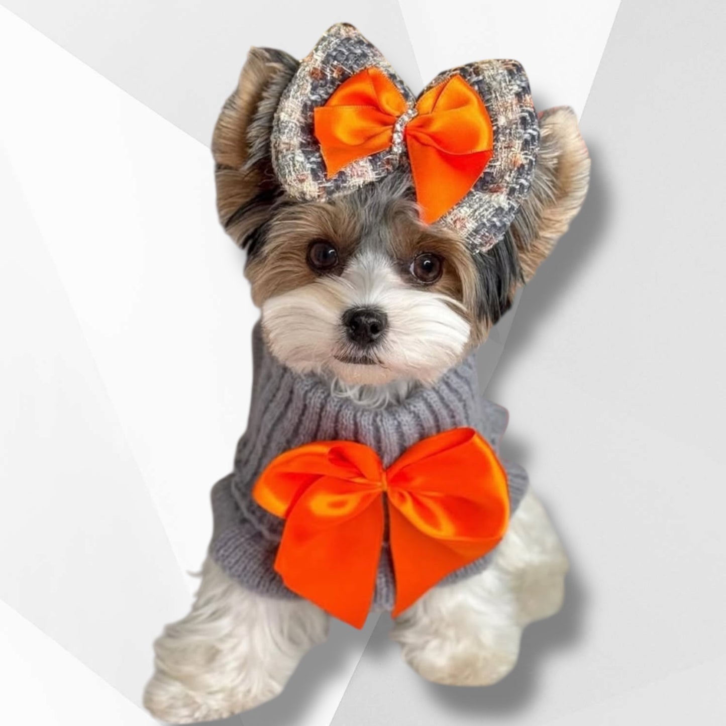 Cozy Ruffled Neck Warmer with Satin Bow
