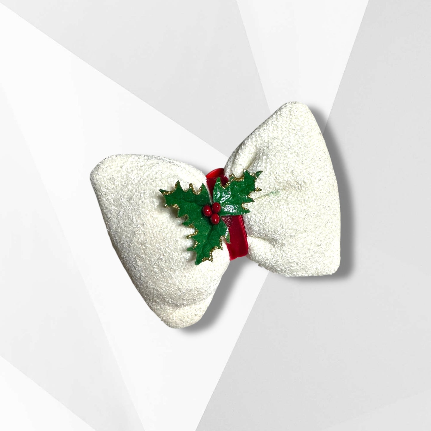 Holly Jolly Christmas Bow — Hair Bow & Bowtie