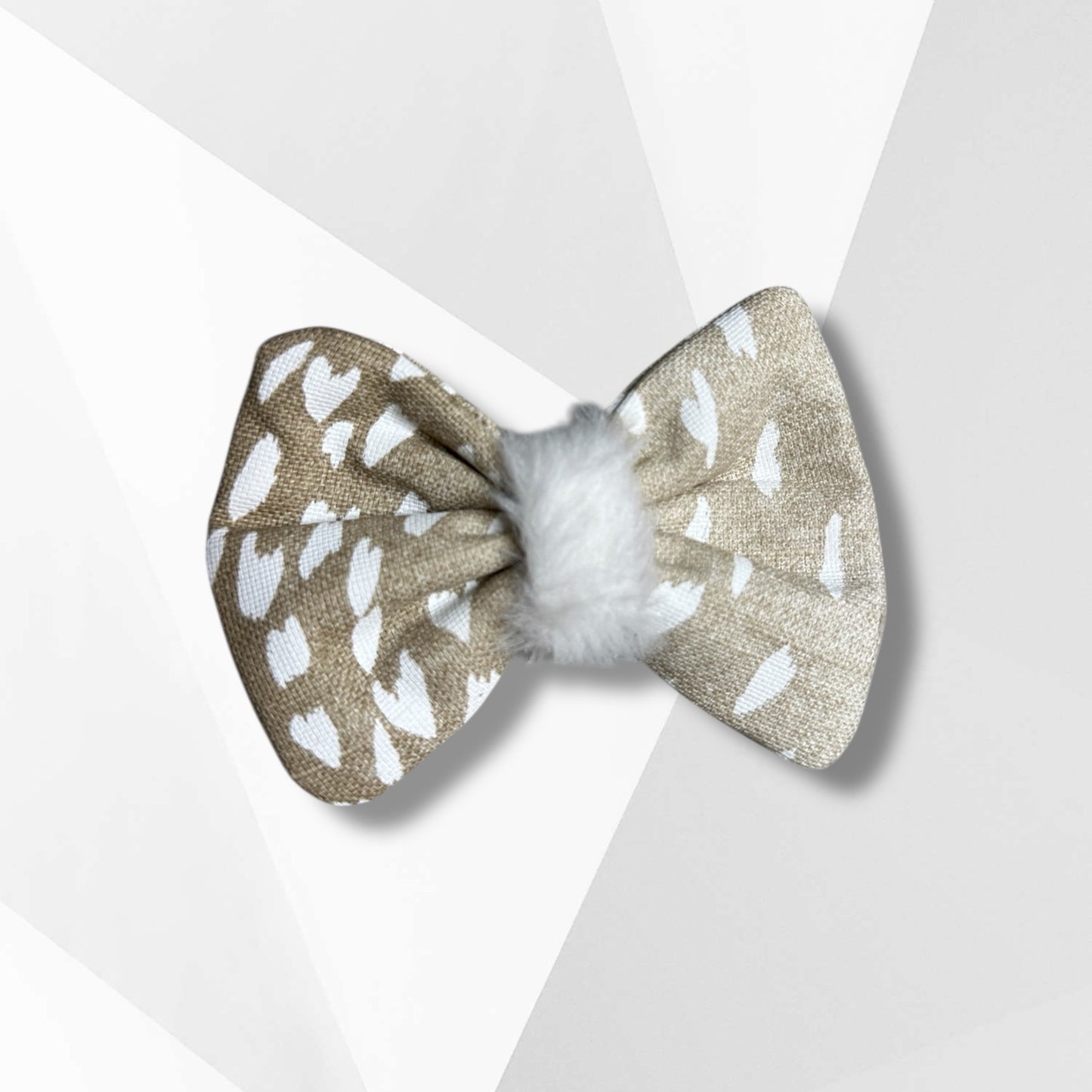 Winter Fawn Luxe Bow — Hair Bow & Bowtie