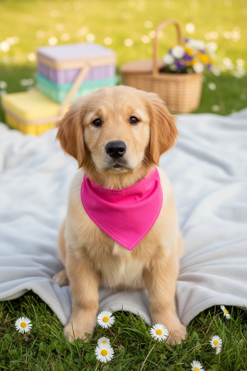 Mama’s Girl Reversible Cotton Dog Bandana