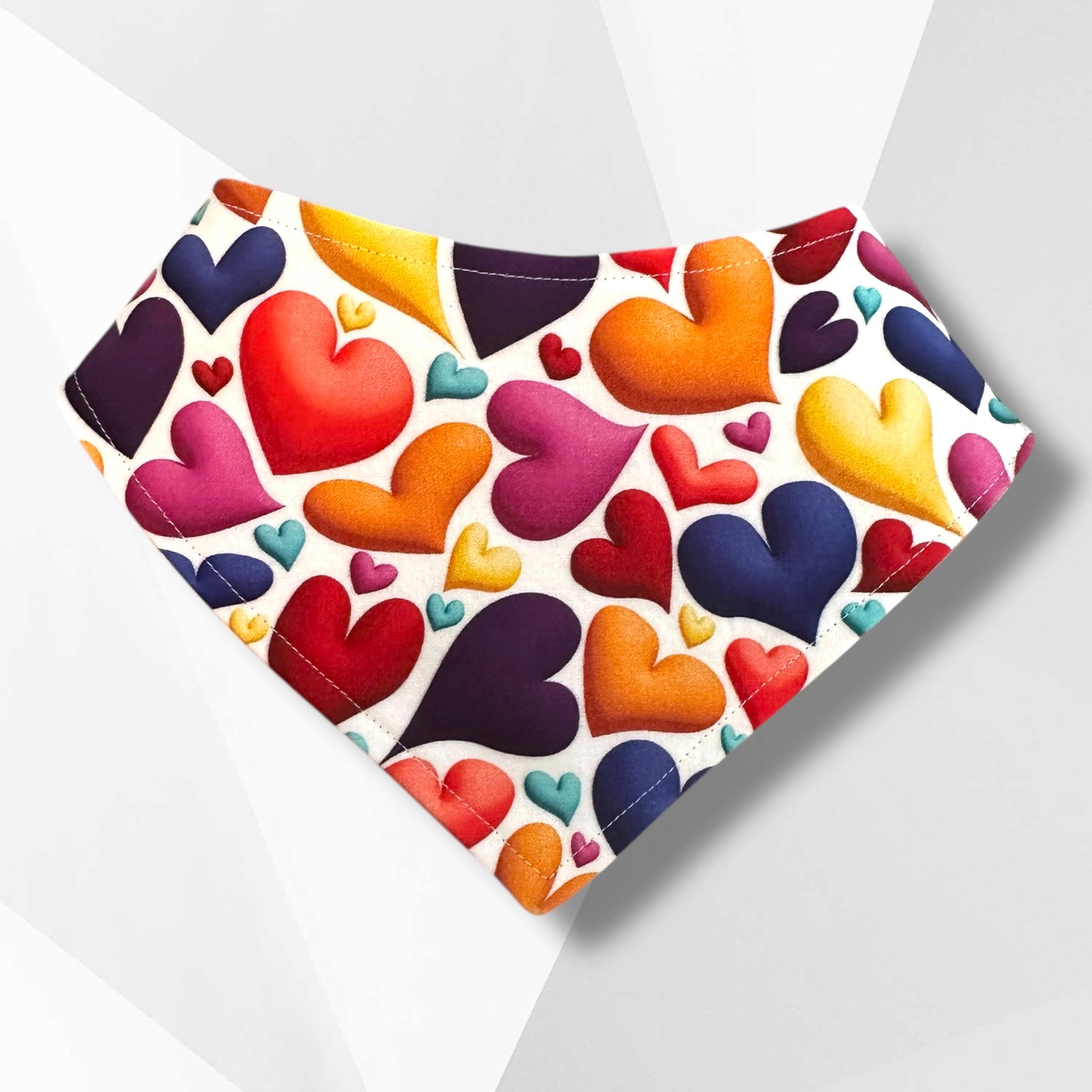 Love Bites Reversible Valentine Dog Bandanna