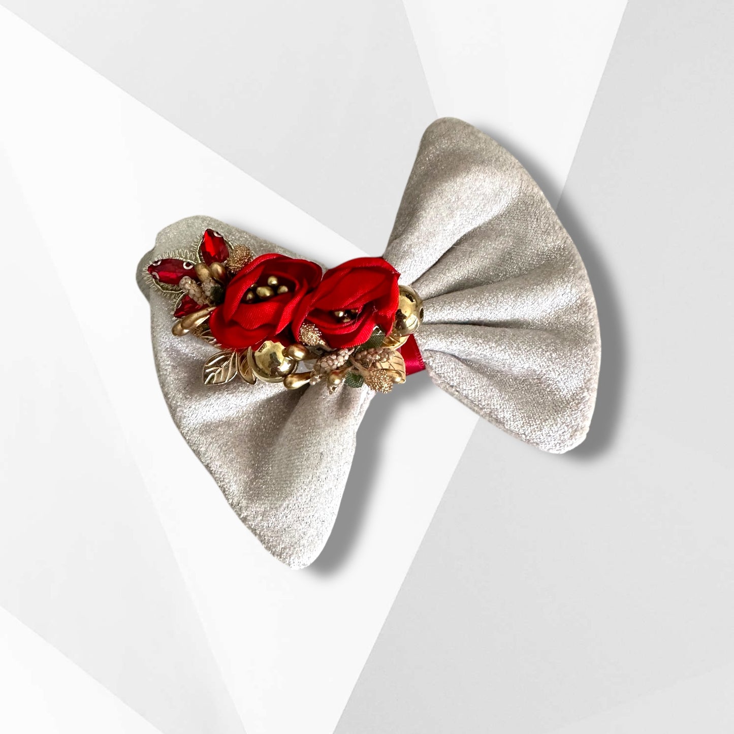Ruby Bloom Hair Bow – Valentine’s Day Edition