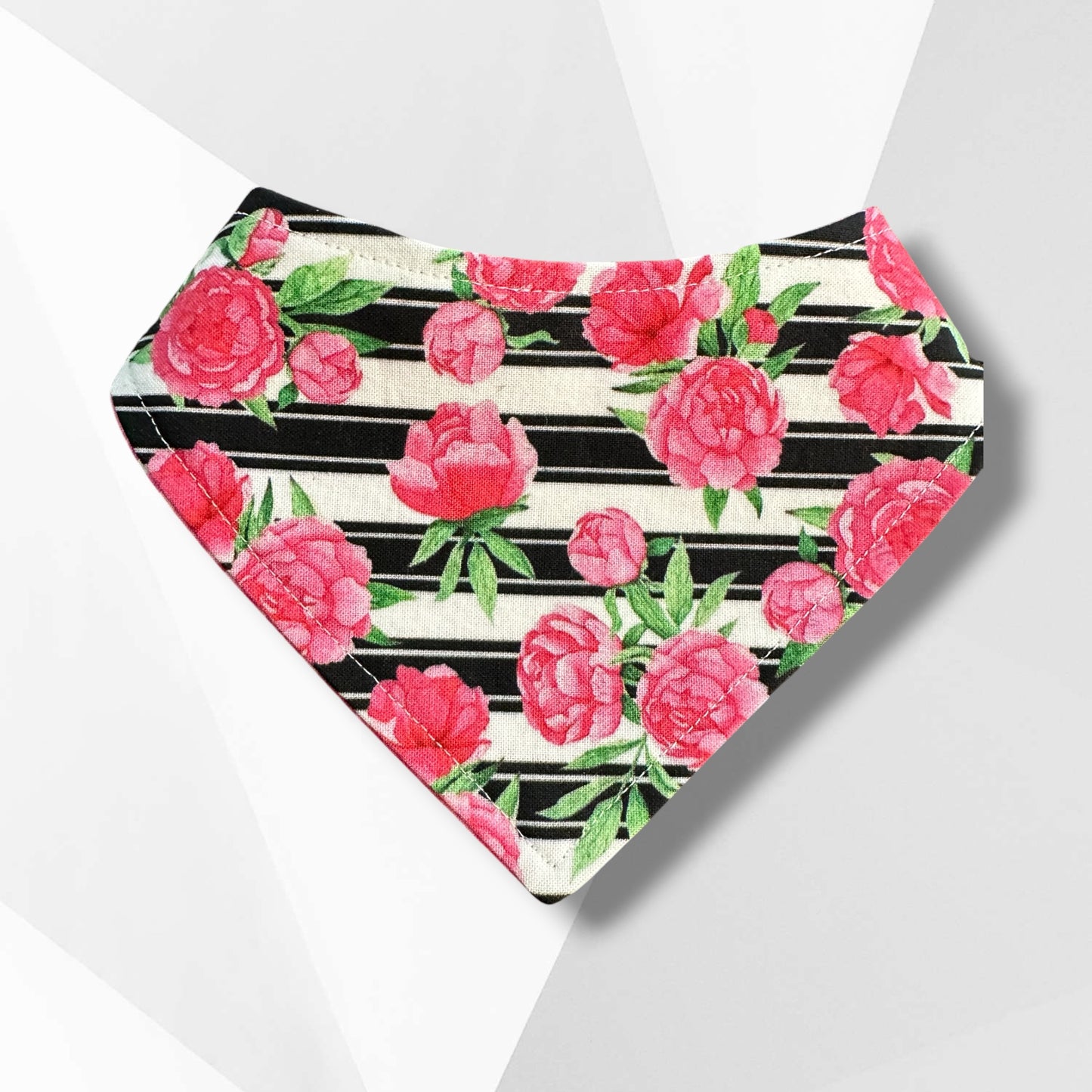 Mother’s Day Dog Bandana – Luxury Floral Dog Bandana, Reversible Handmade Cotton Pet Scarf, Gift for Dog Moms