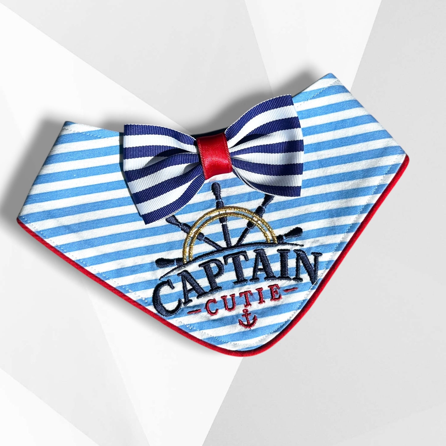 Captain Cutie Nautical Dog Bandana