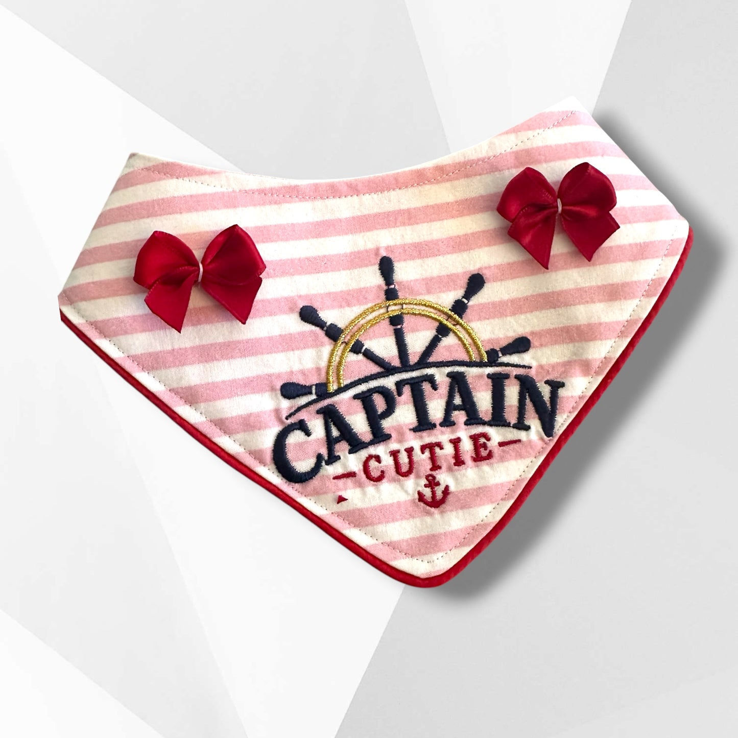 Captain Cutie Nautical Dog Bandana