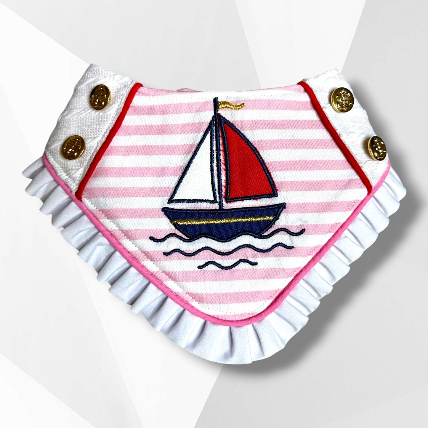 Luxury Sailboat Dog Bandana / Yacht Club Pup Collection