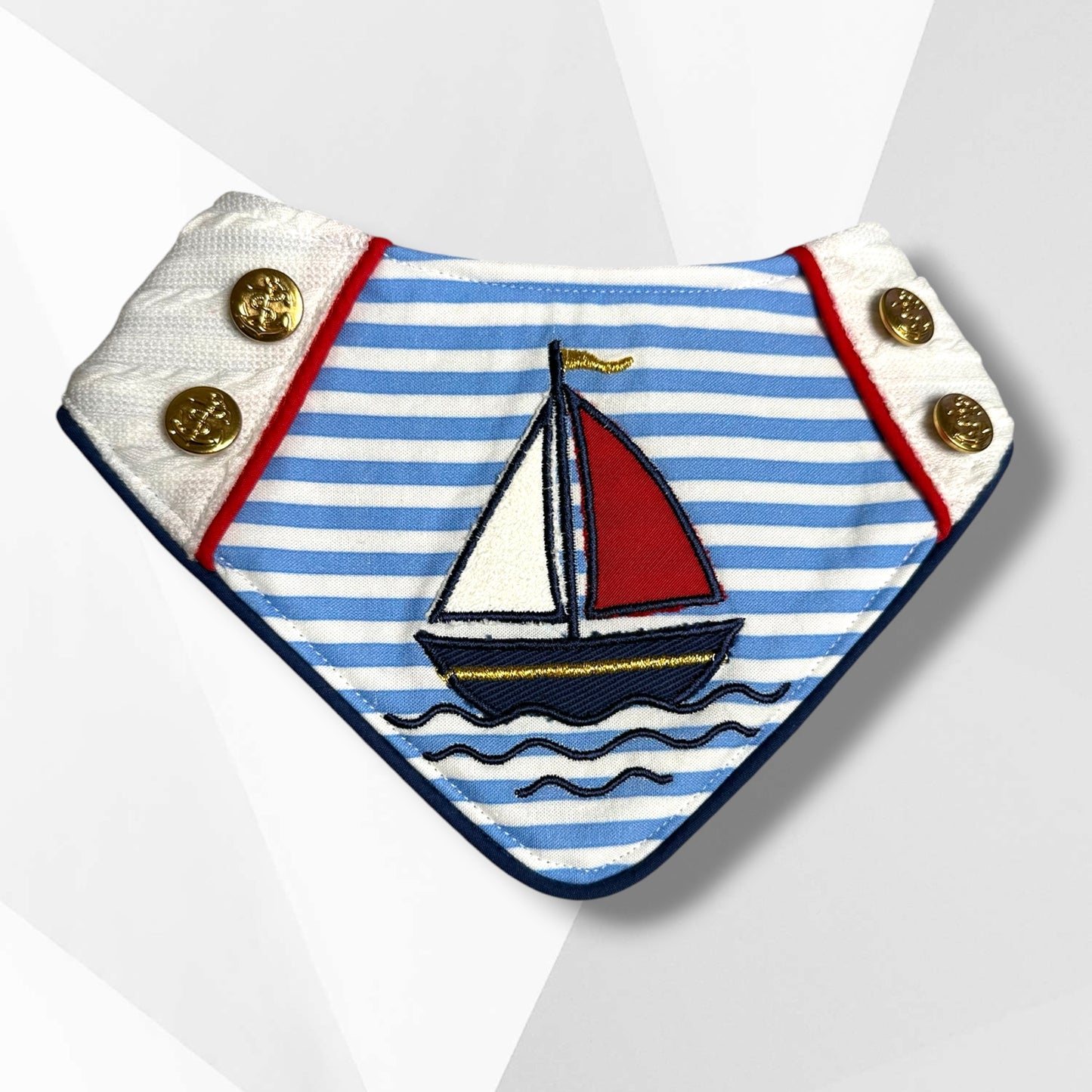 Luxury Sailboat Dog Bandana / Yacht Club Pup Collection