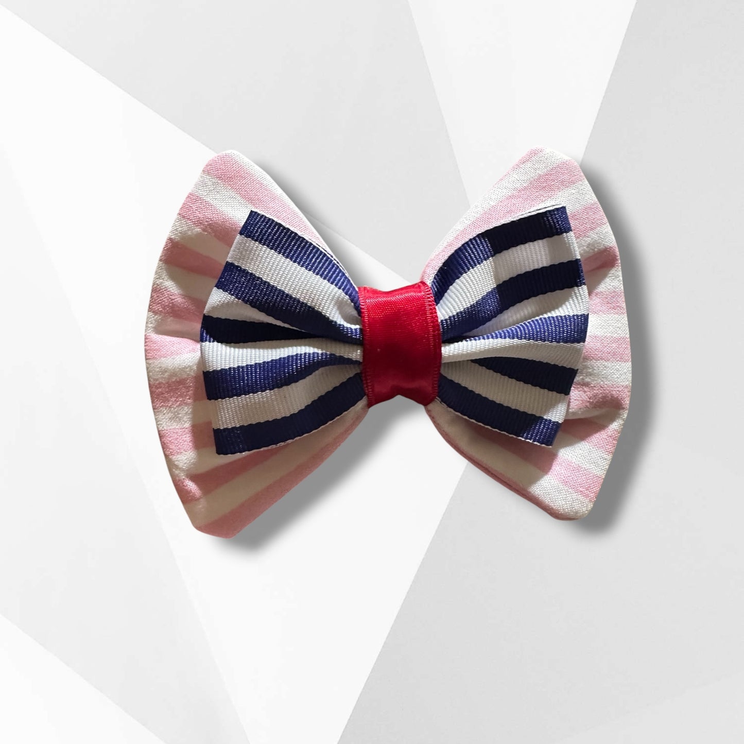 Luxury Nautical Dog Hair Bow | Yacht Club Pup Collection