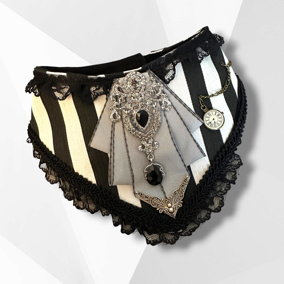 Victorian Noir Couture Halloween Dog Bandanna