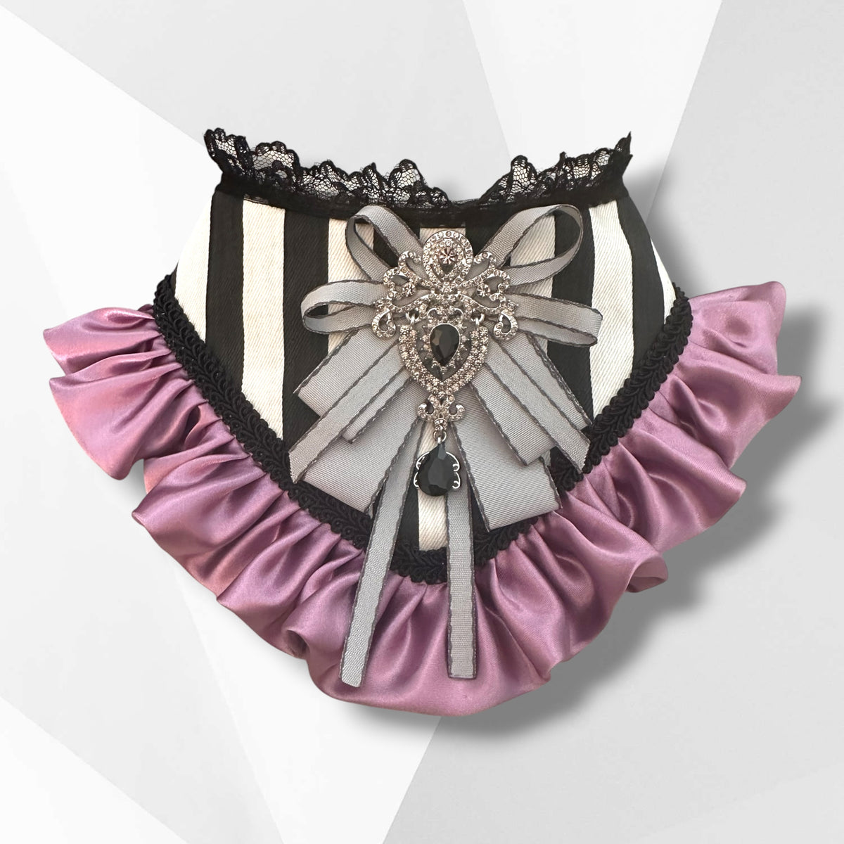 Victorian Noir Couture Halloween Dog Bandanna